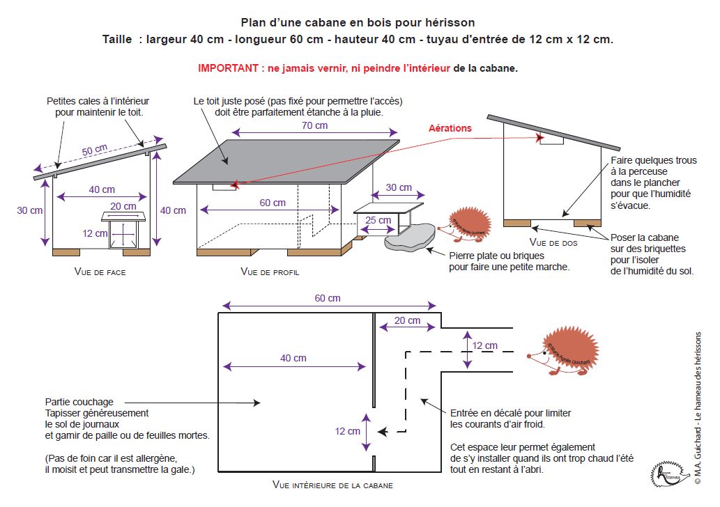 Abri proposé par le Hameau des Hérissons